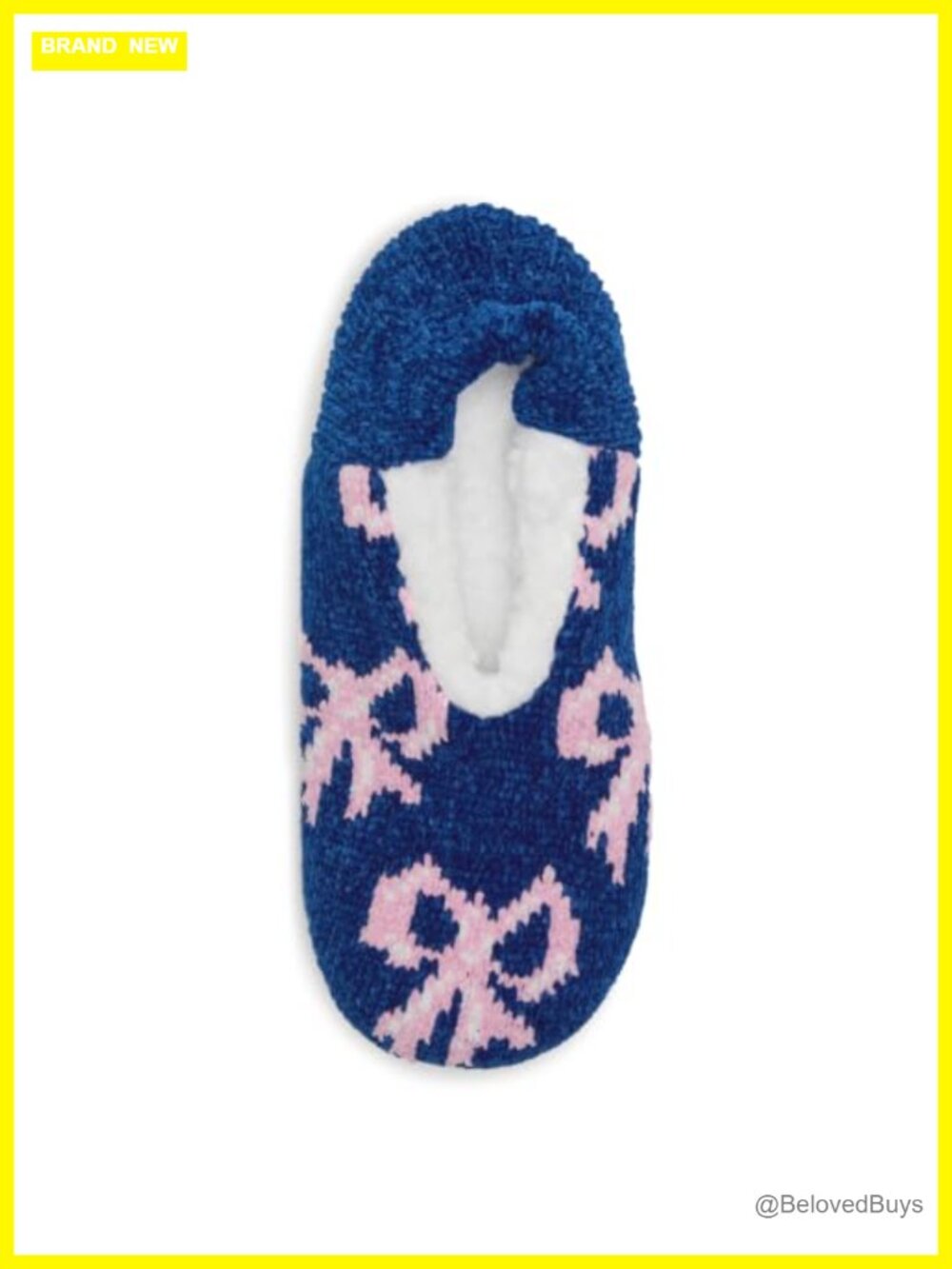 Laura Ashley Women's Classic Slippers Faux Fur Plush Non-Skid